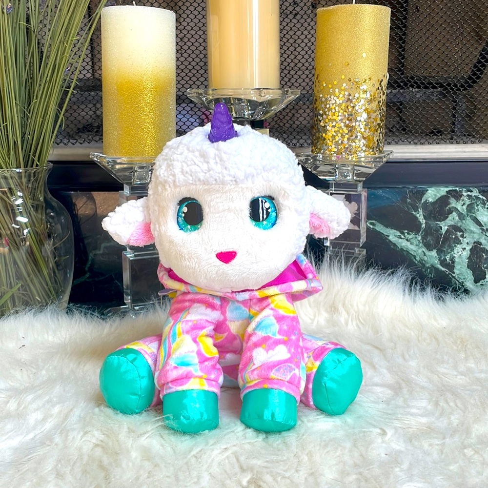 Furreal Sweet Jammiecorn Lamb Interactive Plush Toy - feed or put to sleep